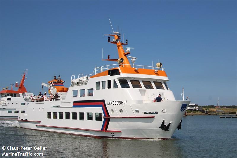 langeoog 2 (Passenger Ship) - IMO 9032599, MMSI 211226490, Call Sign DMYJ under the flag of Germany