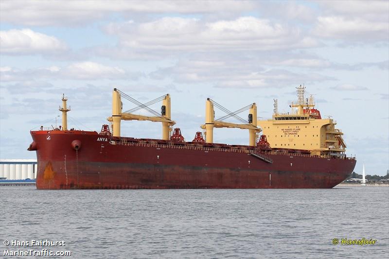 anya (Bulk Carrier) - IMO 9730268, MMSI 212539000, Call Sign 5BKZ4 under the flag of Cyprus