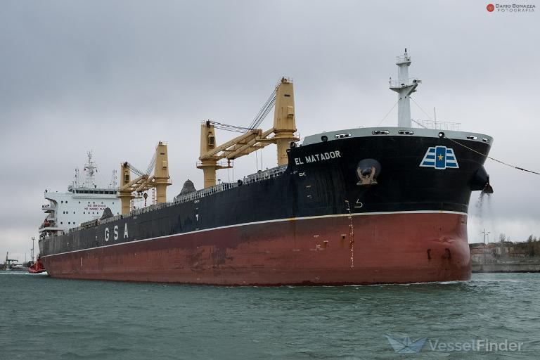 el matador (Bulk Carrier) - IMO 9750048, MMSI 212583000, Call Sign 5BHF4 under the flag of Cyprus