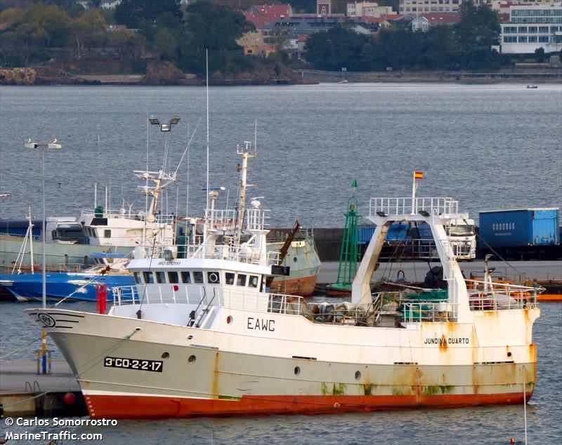 jundina cuarto (Fishing Vessel) - IMO 9252151, MMSI 225987616, Call Sign EAWC under the flag of Spain
