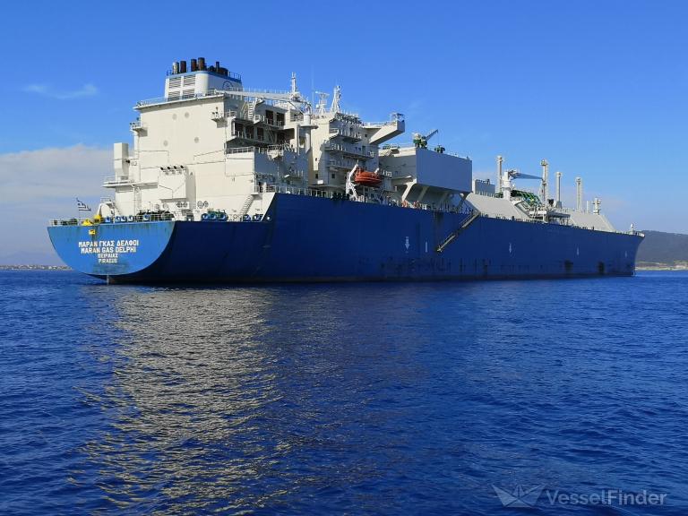 maran gas delphi (LNG Tanker) - IMO 9633173, MMSI 241287000, Call Sign SVBW3 under the flag of Greece