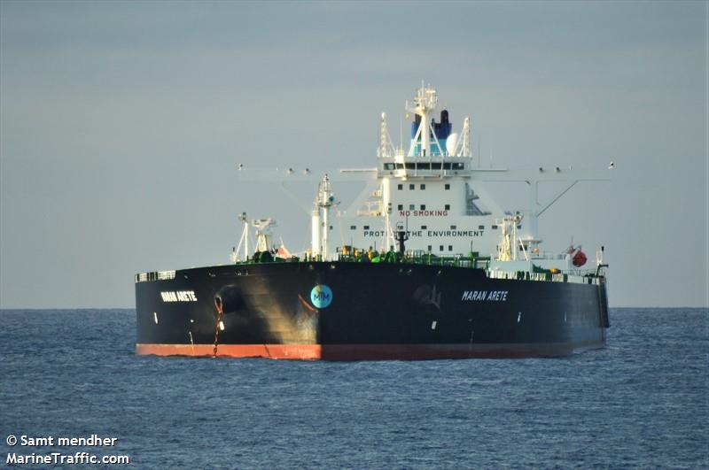 maran arete (Crude Oil Tanker) - IMO 9776547, MMSI 241437000, Call Sign SVCK3 under the flag of Greece