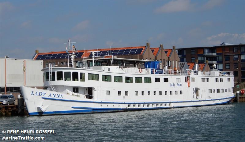 lady anne (Passenger ship) - IMO , MMSI 244700841, Call Sign PF4408 under the flag of Netherlands