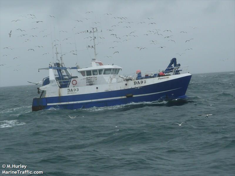 primrose (Fishing vessel) - IMO , MMSI 250001421, Call Sign EIFB9 under the flag of Ireland