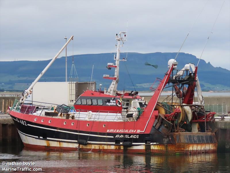 maria magdalena 3 (Fishing vessel) - IMO , MMSI 250136400, Call Sign EI6674 under the flag of Ireland