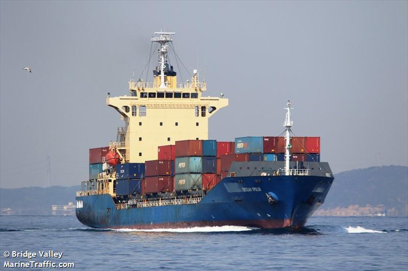 ortolan epsilon (Container Ship) - IMO 9362566, MMSI 255806120, Call Sign CQAA6 under the flag of Madeira