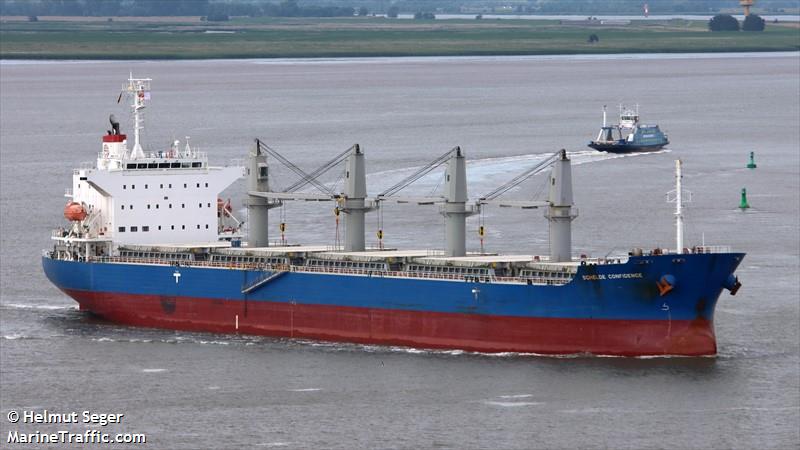 schelde confidence (Bulk Carrier) - IMO 9589762, MMSI 255806223, Call Sign CQAN5 under the flag of Madeira