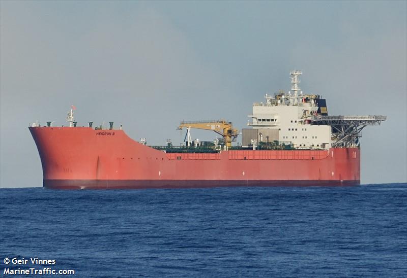 heidrun b (FSO) - IMO 9678123, MMSI 257804000, Call Sign LCXA under the flag of Norway