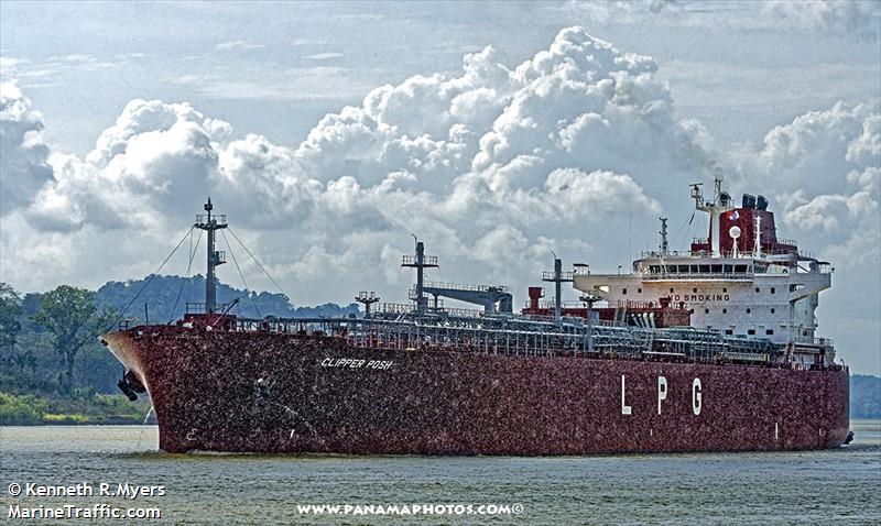 clipper posh (LPG Tanker) - IMO 9656747, MMSI 257919000, Call Sign LAPX7 under the flag of Norway
