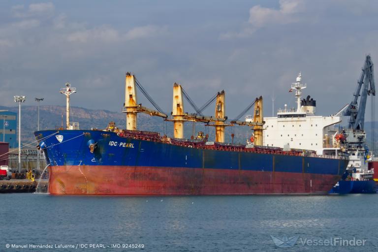 idc pearl (Bulk Carrier) - IMO 9245249, MMSI 271001254, Call Sign TCRT9 under the flag of Turkey