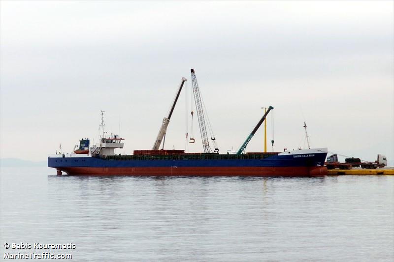 tahsin kalkavan (General Cargo Ship) - IMO 8515661, MMSI 271043540, Call Sign TCWJ9 under the flag of Turkey