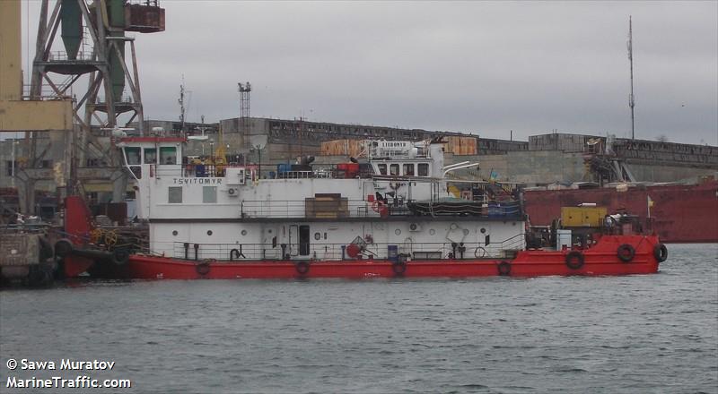 tsvitomyr (Cargo ship) - IMO , MMSI 272789000 under the flag of Ukraine