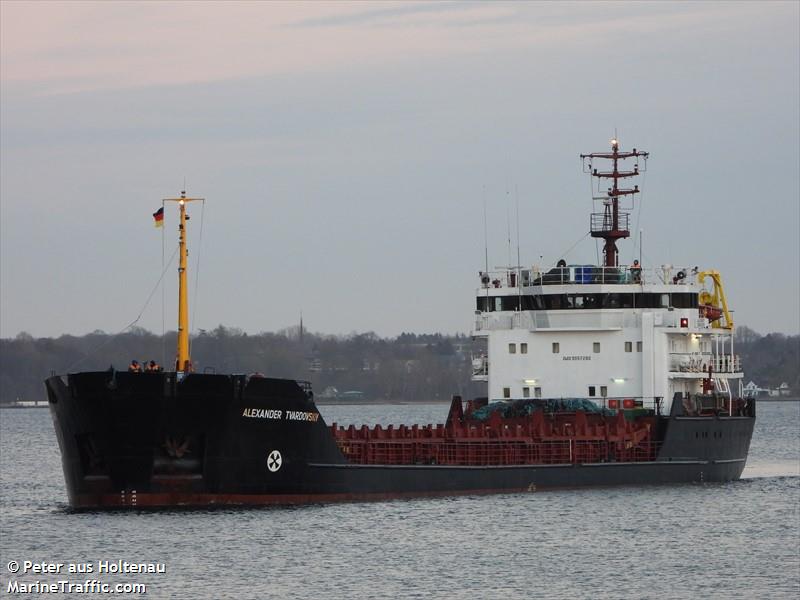 alexandertvardovskiy (General Cargo Ship) - IMO 9057290, MMSI 273211420, Call Sign UBGT5 under the flag of Russia