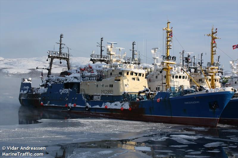 nikolskiy (Fishing Vessel) - IMO 8924549, MMSI 273211500, Call Sign UIVO under the flag of Russia
