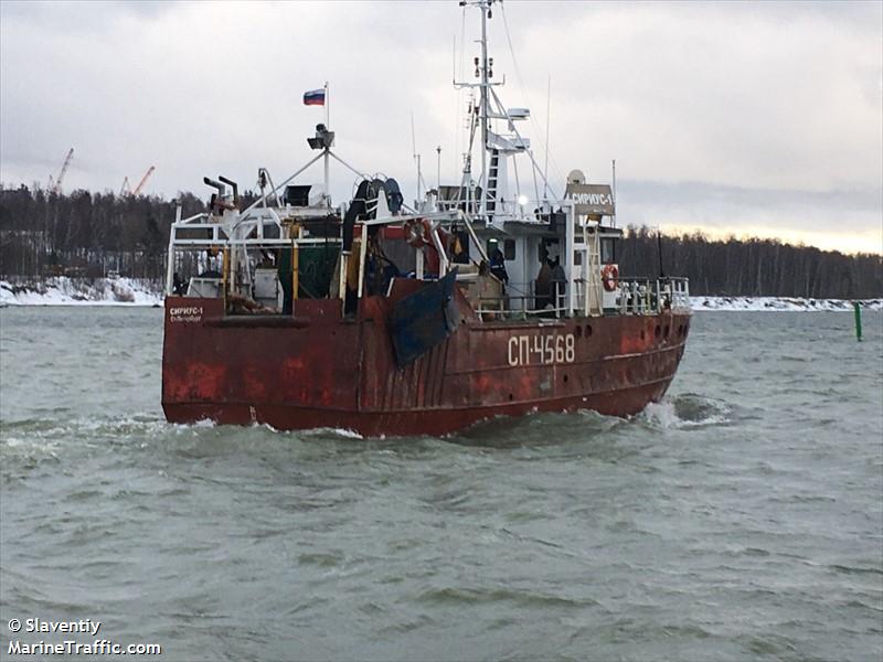 sirius 1 (Fishing vessel) - IMO , MMSI 273396590, Call Sign 0000 under the flag of Russia
