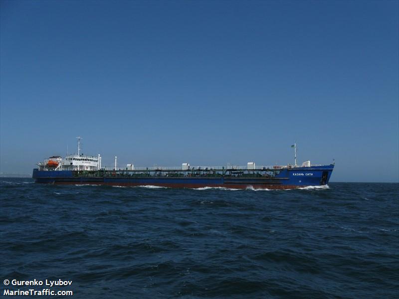 kazan city (Chemical/Oil Products Tanker) - IMO 9104782, MMSI 273410020, Call Sign UENA under the flag of Russia
