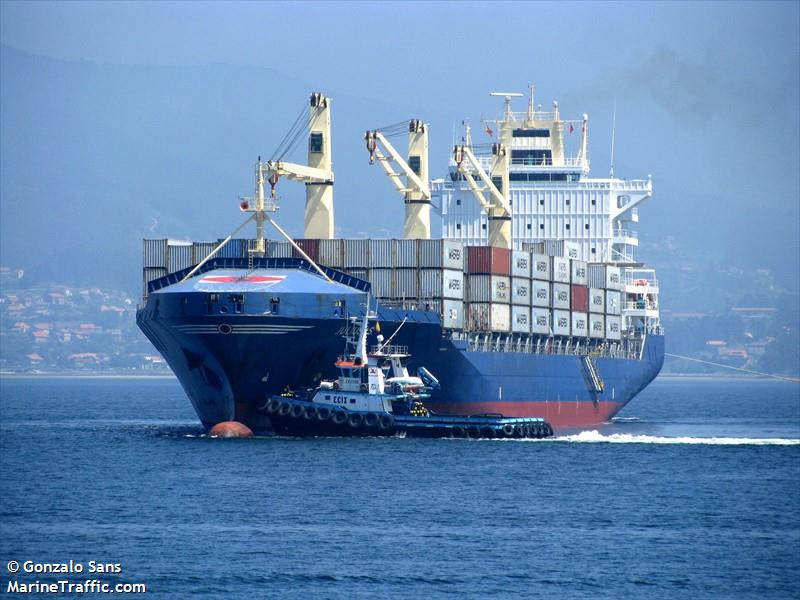 julius s (Container Ship) - IMO 9294018, MMSI 304010000, Call Sign V2GN4 under the flag of Antigua & Barbuda