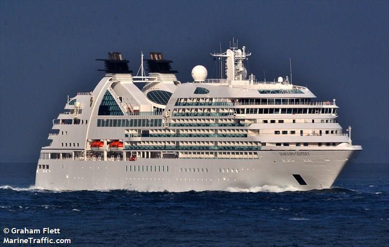 seabourn odyssey (Passenger (Cruise) Ship) - IMO 9417086, MMSI 309416000, Call Sign C6XC6 under the flag of Bahamas