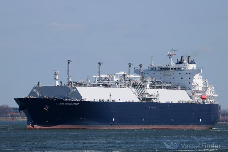 gaslog westminster (LNG Tanker) - IMO 9855812, MMSI 310795000, Call Sign ZCEY5 under the flag of Bermuda