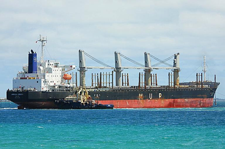 african grouse (General Cargo Ship) - IMO 9755737, MMSI 311000424, Call Sign C6CB4 under the flag of Bahamas