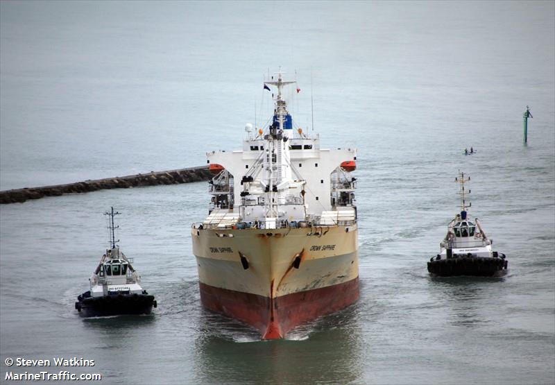 crown sapphire (Refrigerated Cargo Ship) - IMO 9159115, MMSI 311000855, Call Sign C6EC4 under the flag of Bahamas