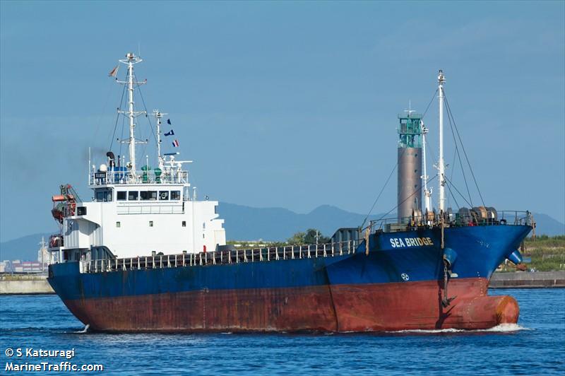 sea bridge (General Cargo Ship) - IMO 9207481, MMSI 312834000, Call Sign V3WH5 under the flag of Belize