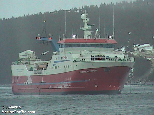 atlantic enterprise (Fish Factory Ship) - IMO 9252515, MMSI 316323000, Call Sign VOCS under the flag of Canada