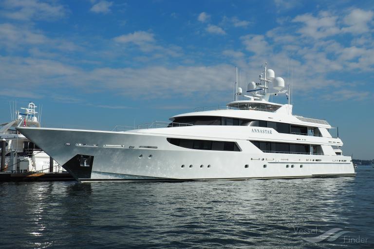 annastar (Yacht) - IMO 9620190, MMSI 319155000, Call Sign ZGCC8 under the flag of Cayman Islands
