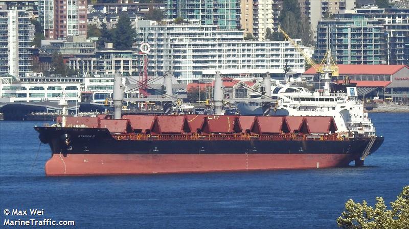 stadion ii (Bulk Carrier) - IMO 9414462, MMSI 319192100, Call Sign ZGKQ7 under the flag of Cayman Islands