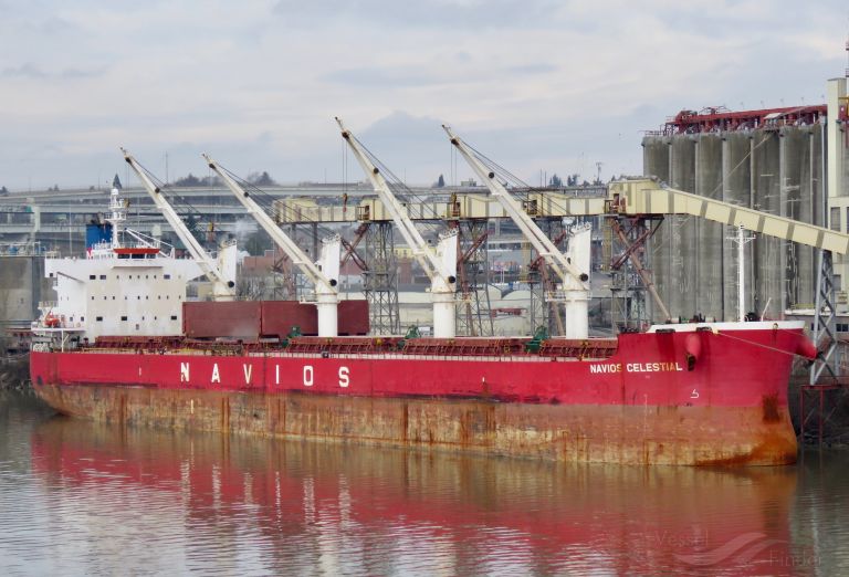 navios celestial (Bulk Carrier) - IMO 9496226, MMSI 351335000, Call Sign 3EYU5 under the flag of Panama