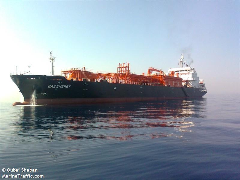 gaz energy (LPG Tanker) - IMO 9458169, MMSI 355238000, Call Sign H9EP under the flag of Panama