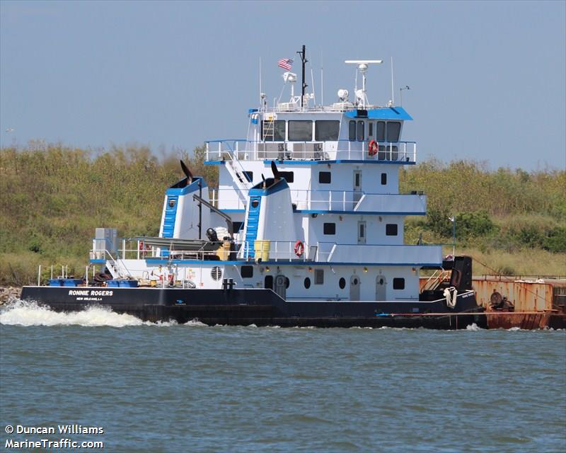 ronnie rogers (Towing vessel) - IMO , MMSI 367113160, Call Sign WDD2270 under the flag of United States (USA)