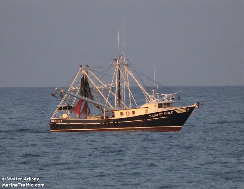 band of gold (Fishing vessel) - IMO , MMSI 367389220, Call Sign WDE7120 under the flag of United States (USA)