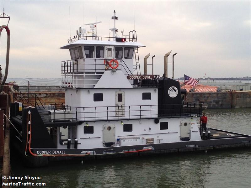 cooper devall (Local type) - IMO , MMSI 367637740, Call Sign WDH6418 under the flag of United States (USA)