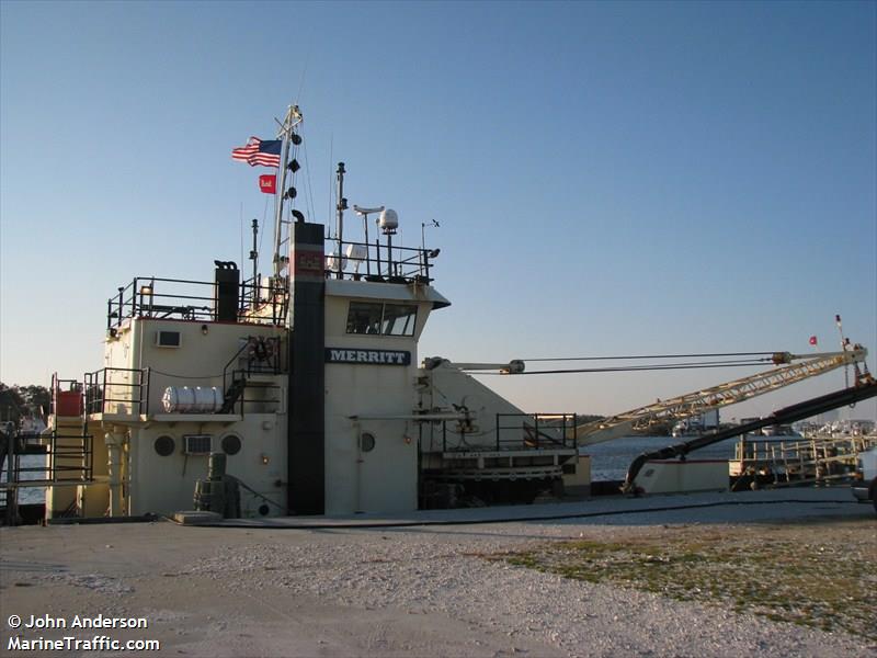 merritt (Dredging or UW ops) - IMO , MMSI 369970445, Call Sign AEVZ under the flag of United States (USA)