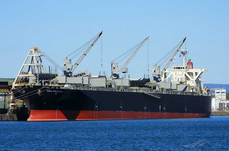 nine frontier (Wood Chips Carrier) - IMO 9363106, MMSI 370475000, Call Sign 3ESZ5 under the flag of Panama