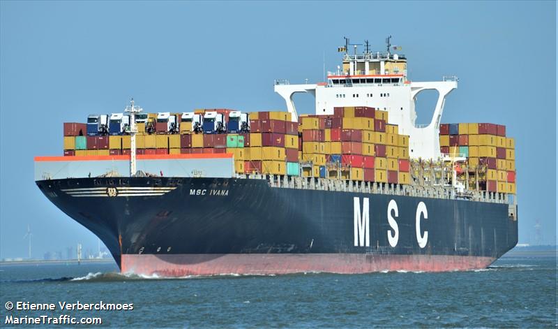 msc ivana (Container Ship) - IMO 9398371, MMSI 370930000, Call Sign 3FRH6 under the flag of Panama
