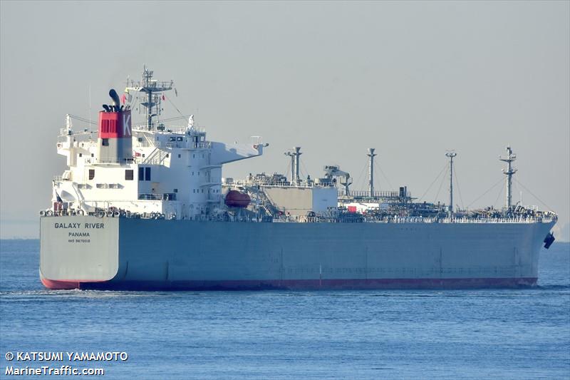 galaxy river (LPG Tanker) - IMO 9670016, MMSI 372915000, Call Sign 3EDI9 under the flag of Panama