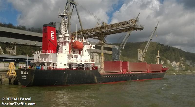 ekmen (General Cargo Ship) - IMO 9136888, MMSI 374159000, Call Sign HPES under the flag of Panama