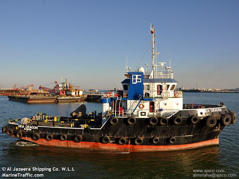 sea dragon (Offshore Tug/Supply Ship) - IMO 9498858, MMSI 408438000, Call Sign A9D3153 under the flag of Bahrain