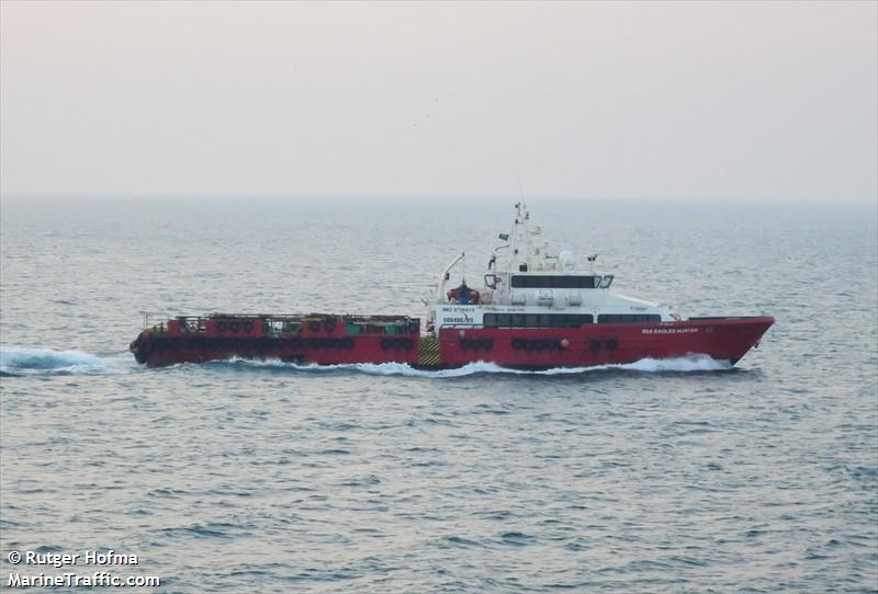 sea eagles hunter (Offshore Tug/Supply Ship) - IMO 9706619, MMSI 408654000, Call Sign A9D3298 under the flag of Bahrain