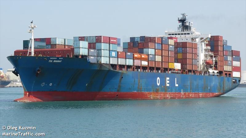 ssl bharat (Container Ship) - IMO 9141314, MMSI 419001019, Call Sign AWLH under the flag of India