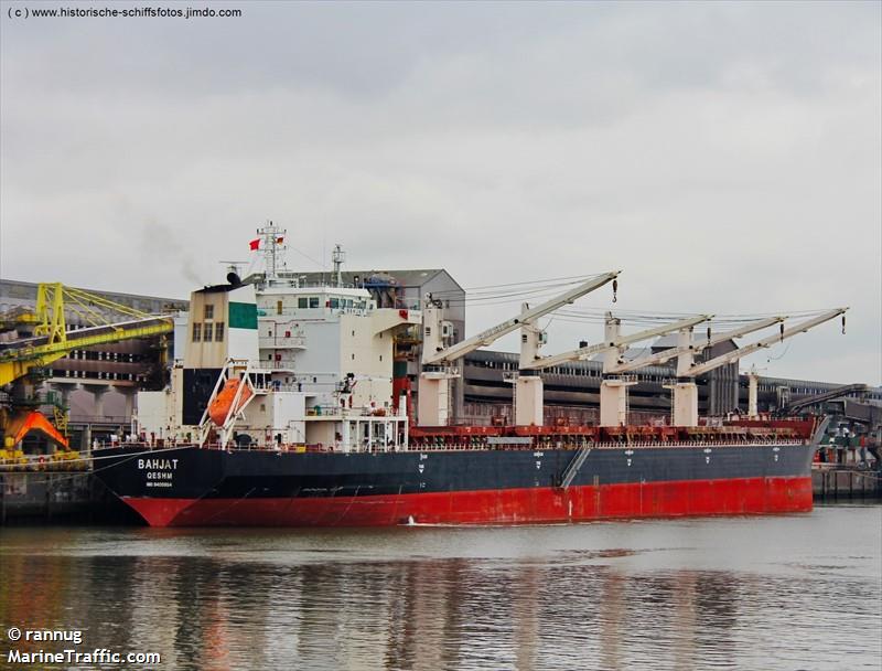 bahjat (Bulk Carrier) - IMO 9405954, MMSI 422036300, Call Sign EPBW4 under the flag of Iran