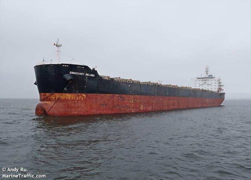 sinochart beijing (Bulk Carrier) - IMO 9617947, MMSI 477016800, Call Sign VRJN5 under the flag of Hong Kong