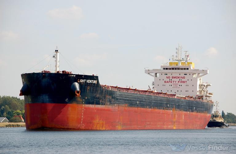 light venture (Bulk Carrier) - IMO 9868895, MMSI 477594100, Call Sign VRSZ3 under the flag of Hong Kong