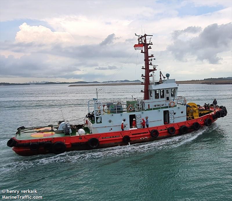tb hemingway 8 (Unknown) - IMO , MMSI 525003679, Call Sign YDA3863 under the flag of Indonesia