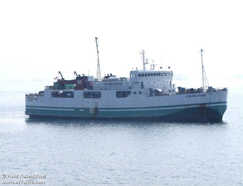 star belitung (Passenger/Ro-Ro Cargo Ship) - IMO 7214650, MMSI 525020168, Call Sign PNYJ under the flag of Indonesia