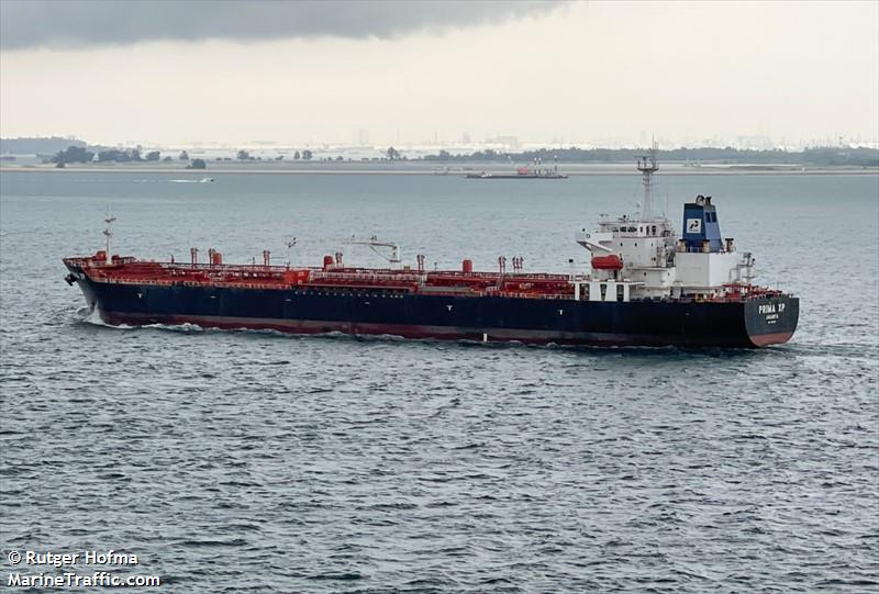 prima xp (Oil Products Tanker) - IMO 9250153, MMSI 525108023, Call Sign YDCG2 under the flag of Indonesia