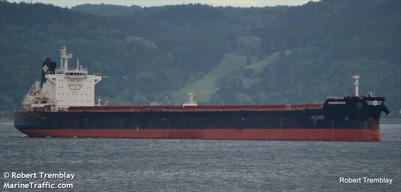 panorama (Bulk Carrier) - IMO 9597771, MMSI 538004139, Call Sign V7VK2 under the flag of Marshall Islands