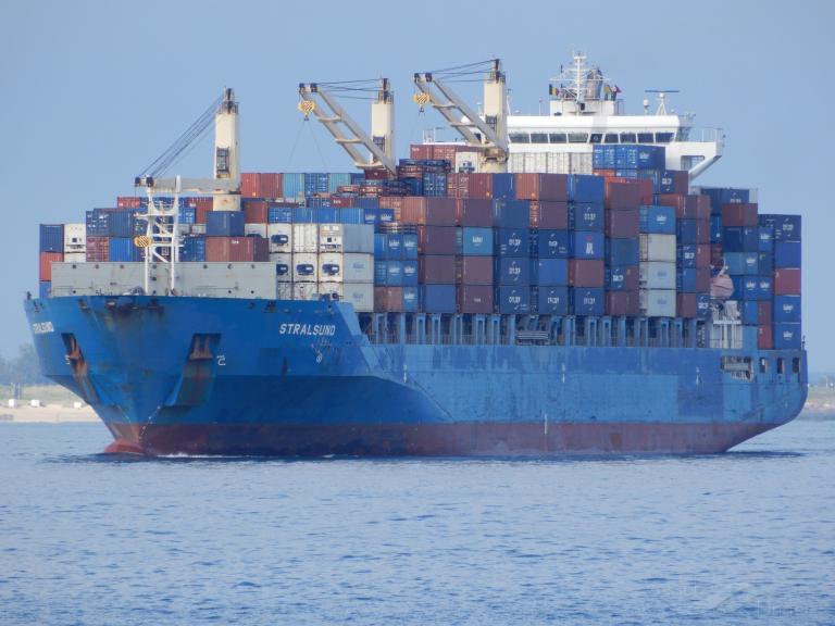 as nora (Container Ship) - IMO 9565340, MMSI 538005929, Call Sign V7IE7 under the flag of Marshall Islands